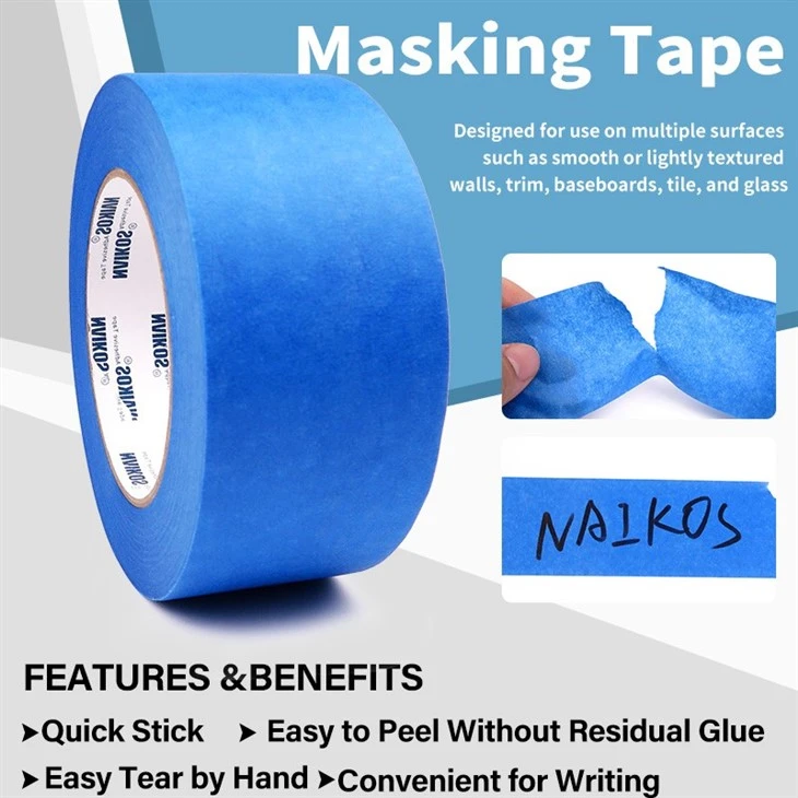 blue tape masking