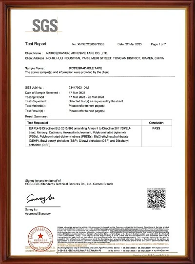 Test-Report-From-SGS Test-Report-From-SGS